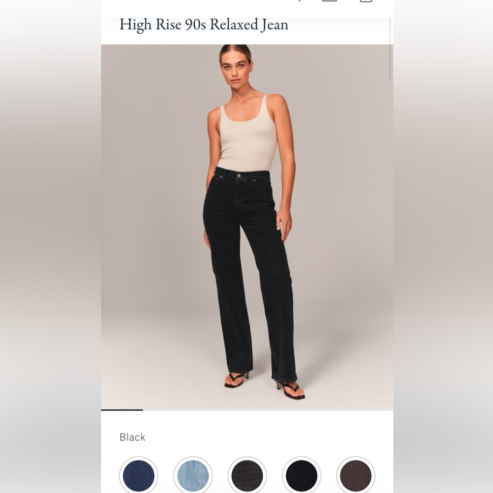 A&F Black Jeans